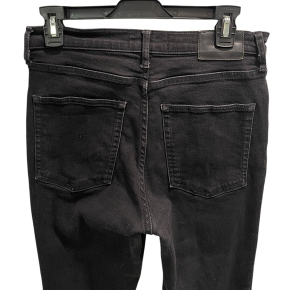 EVERLANE Hi-Rise Skinny Black Jeans Size 30 Strechy - Picture 3 of 11